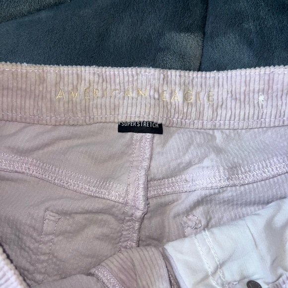 American eagle light pink corduroy mom jeans size: 10 regular - Picture 7 of 7